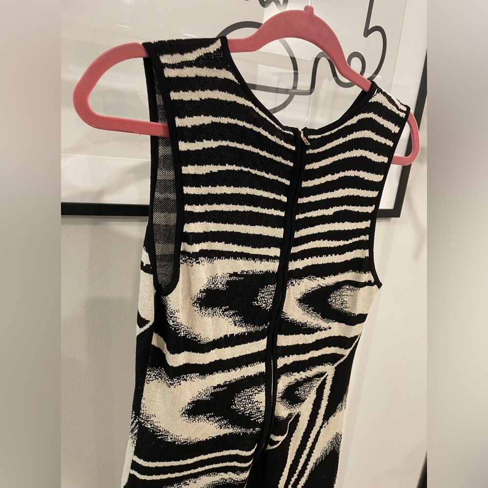 Fashion Nova Black and Cream Maxi Dress - Picture 9 of 9